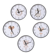 Round Silent Sweep Second Wall Clock Home Wall Clock Decoration