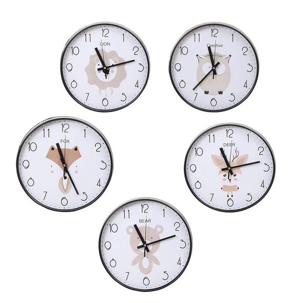 Round Silent Sweep Second Wall Clock Home Wall Clock Decoration