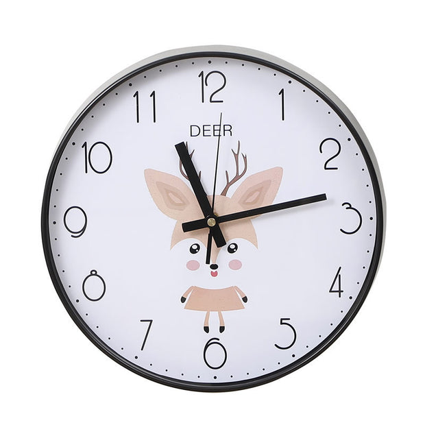 Round Silent Sweep Second Wall Clock Home Wall Clock Decoration