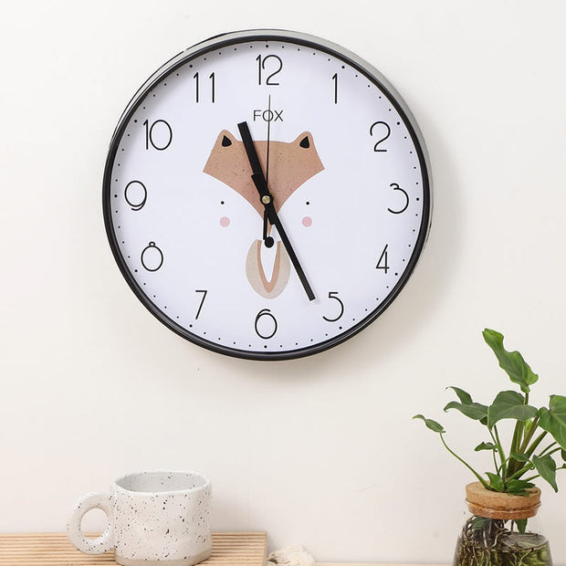Round Silent Sweep Second Wall Clock Home Wall Clock Decoration