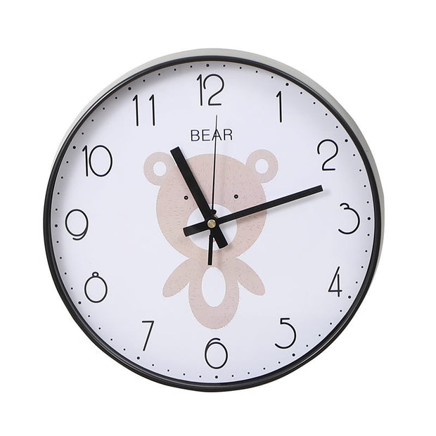 Round Silent Sweep Second Wall Clock Home Wall Clock Decoration