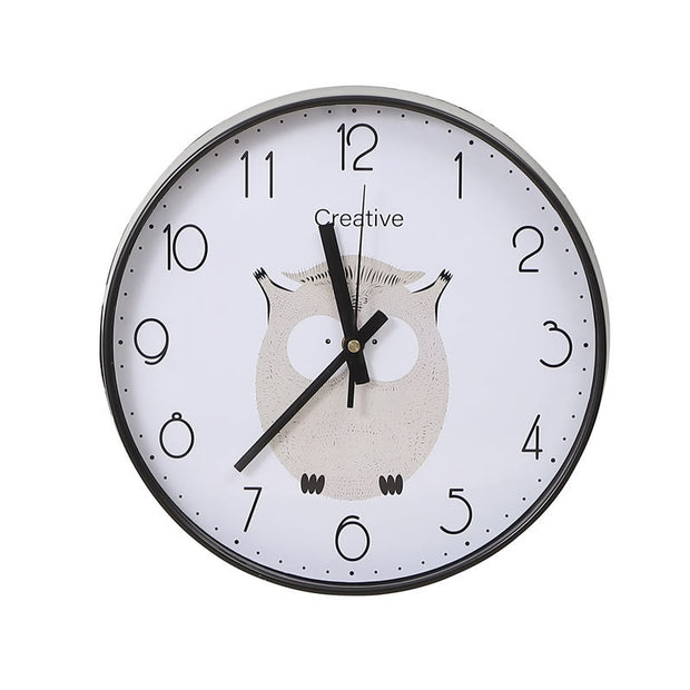 Round Silent Sweep Second Wall Clock Home Wall Clock Decoration